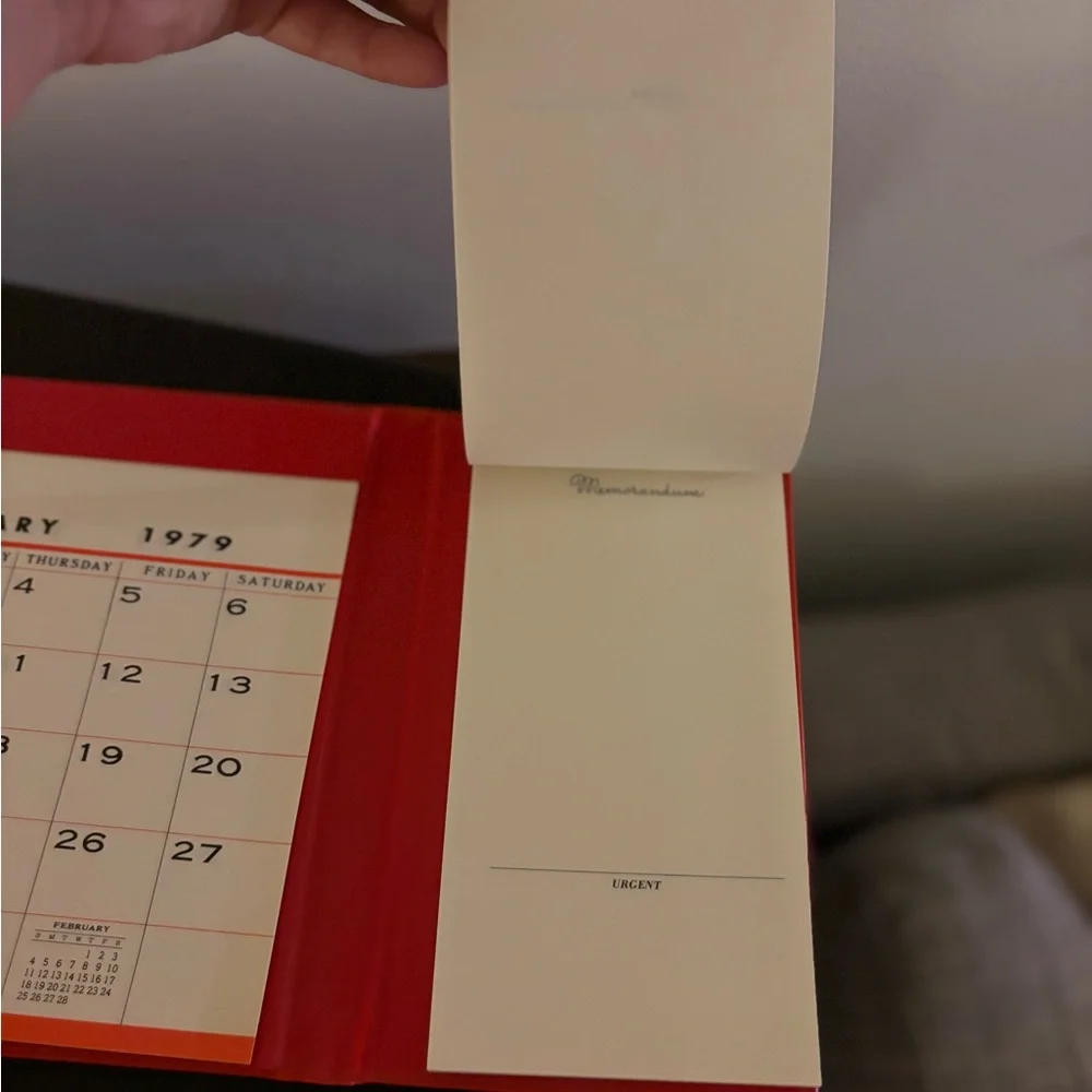 Vintage 1979 Calendar / Addresses / Memo Pad Book - never used!